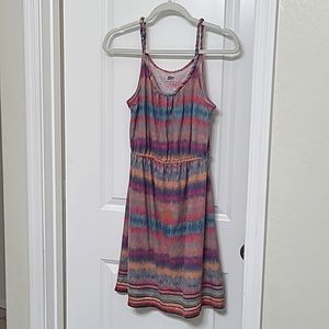 SO large summer dress, with textured waistline & rope style straps.